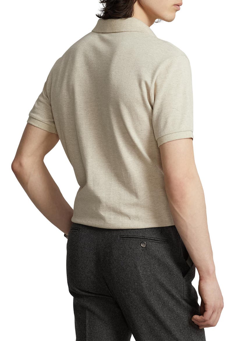 Cotton Piqué Polo, Alternate, color, EXPEDITION DUNE HEATHER/ C8888