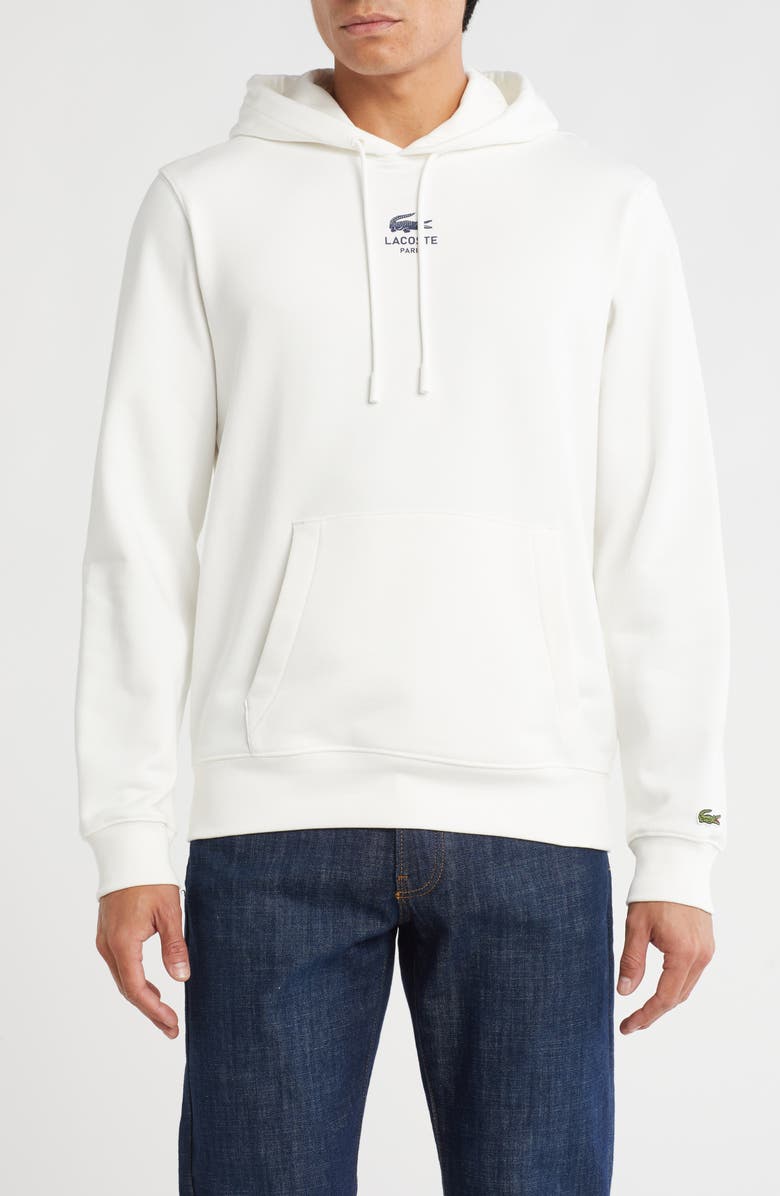 Lacoste Logo Cotton Sweatshirt, Main, color, 