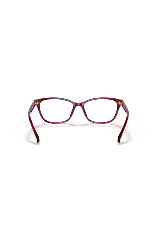 Ralph 53mm Rectangle Optical Glasses In Brown