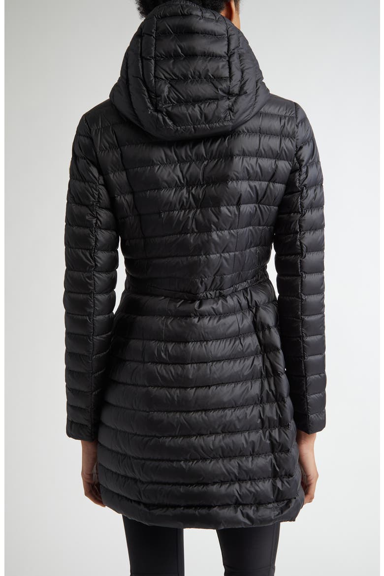 Barbel Hooded Quilted Down Puffer Parka, Alternate, color, BLACK/ BLACK