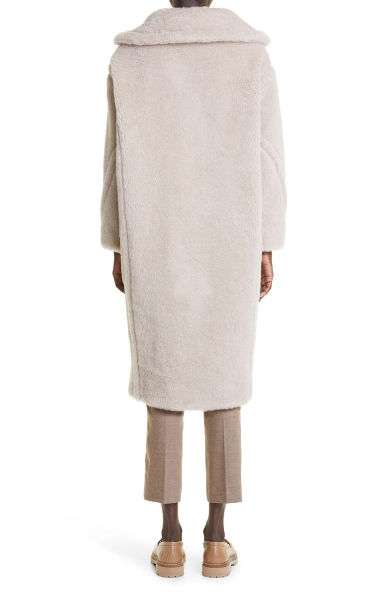 Max Mara Tedgirl Oversize Double Breasted Alpaca Blend Coat, Alternate, color, Beige