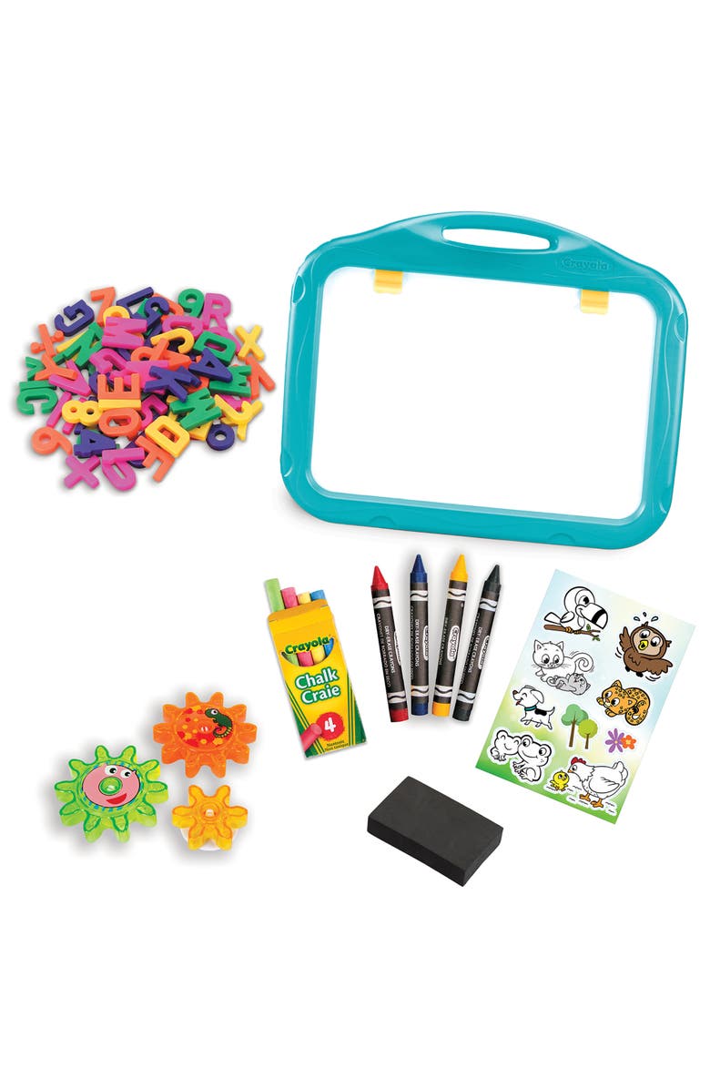 CRAYOLA Readytocreate Magnetic Board Playset, Animal Themed, Main, color, Multicolored