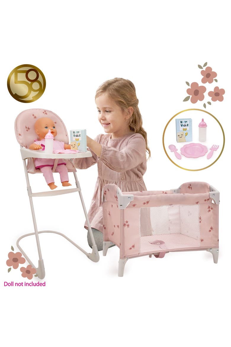 Ballet Flora Feed N' Care Doll Accessory Set 7pc, Alternate, color, Multicolored