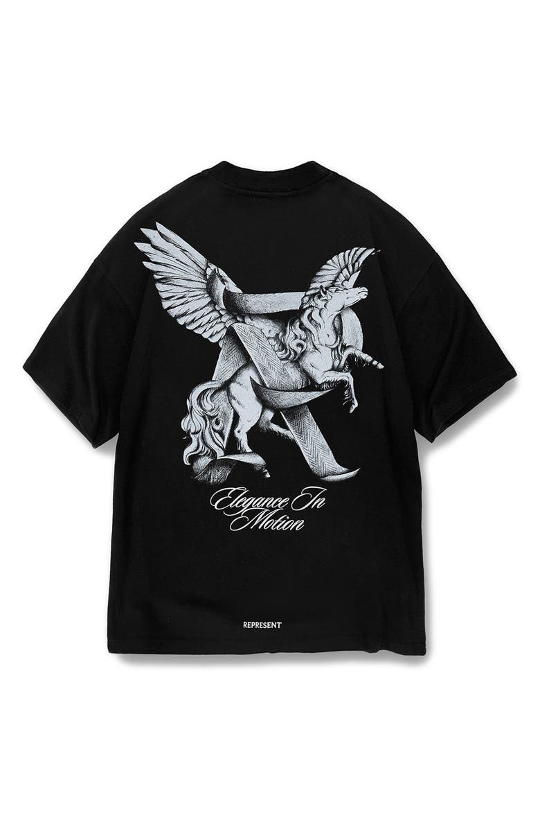 Represent Elegance in Motion Cotton Graphic T-Shirt, Alternate, color,