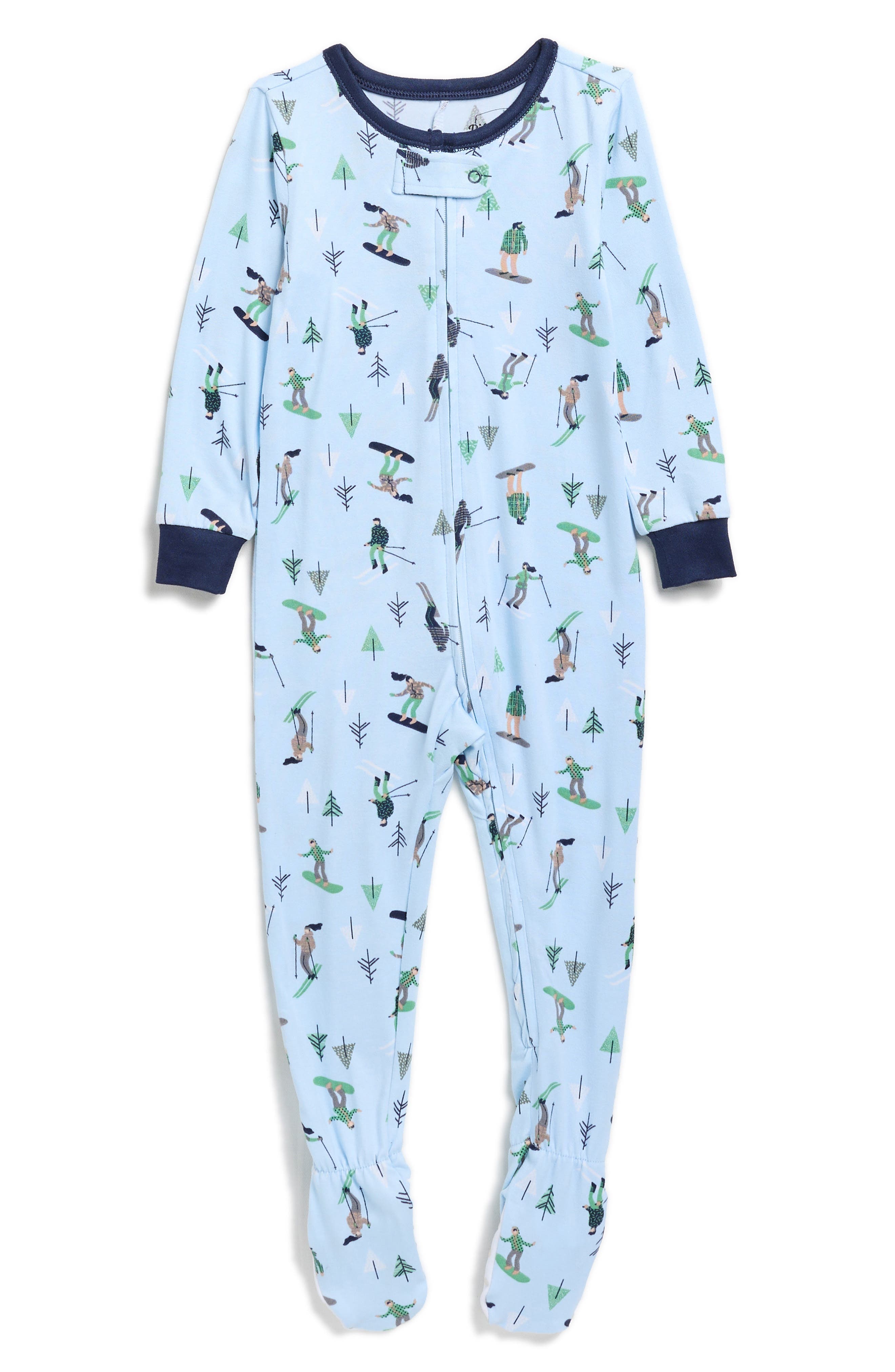 Pillow Talk Baby Matching Family Ski Days Footed Pajamas
