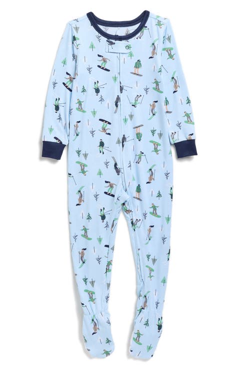 Matching Family Ski Days Footed Pajamas (Baby)