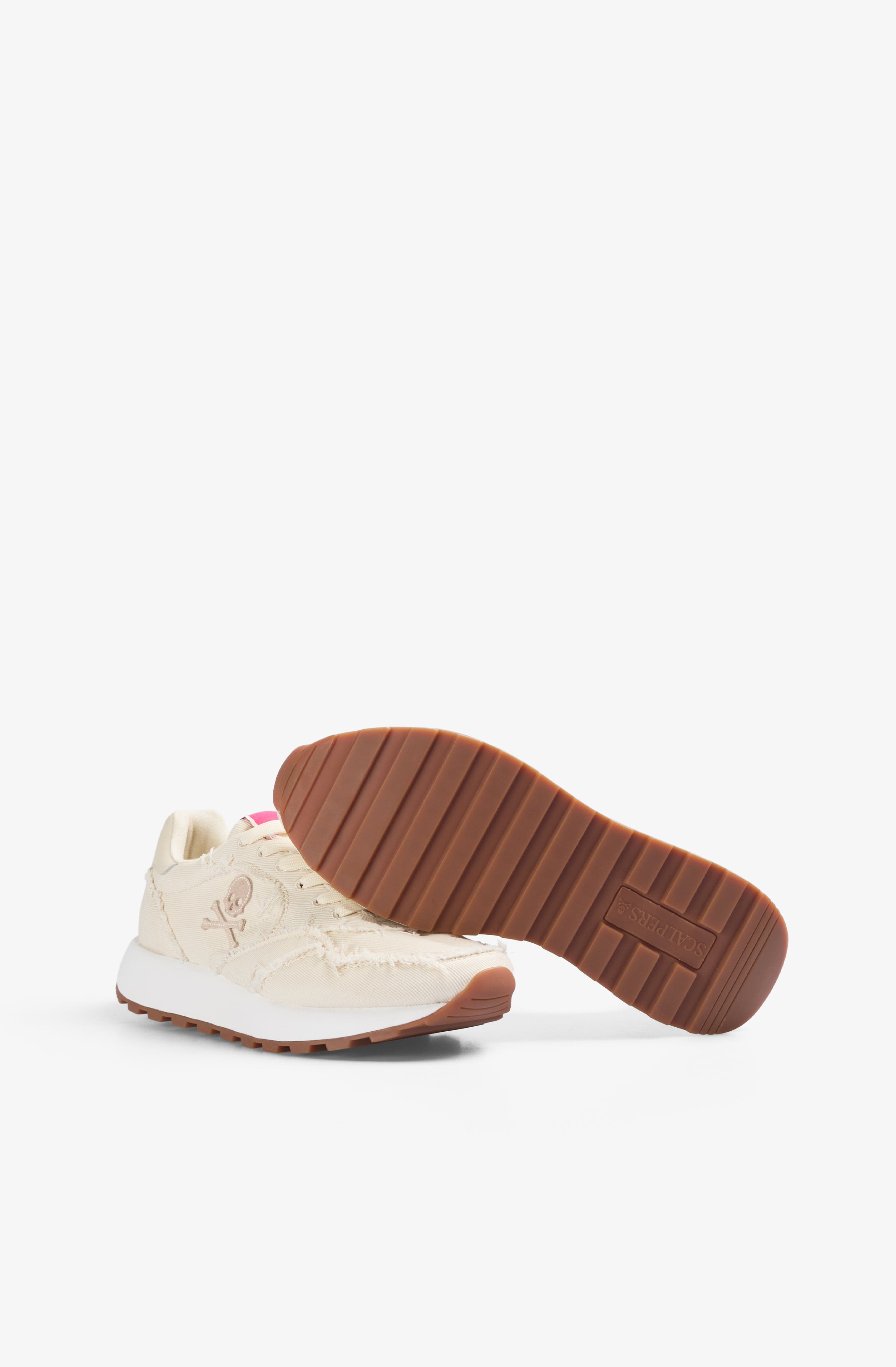 Scalpers Gina Fabric Sneakers W, Alternate, color, Natural