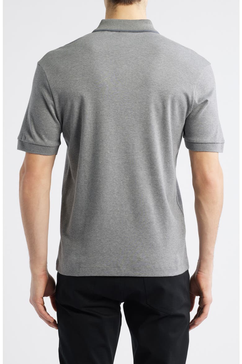 Phillipson Mercerized Cotton Polo, Alternate, color, MEDIUM GREY