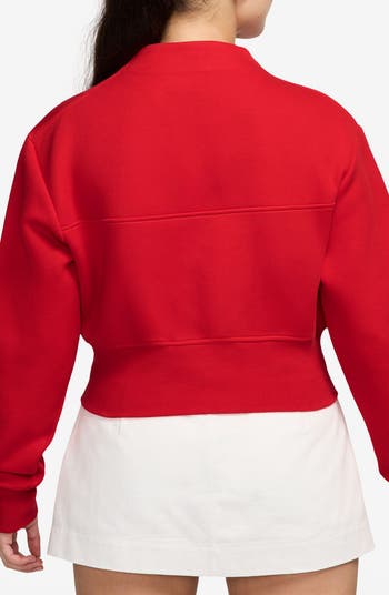 Nike Logo Tech Fleece Quarter-Zip Top | Nordstrom