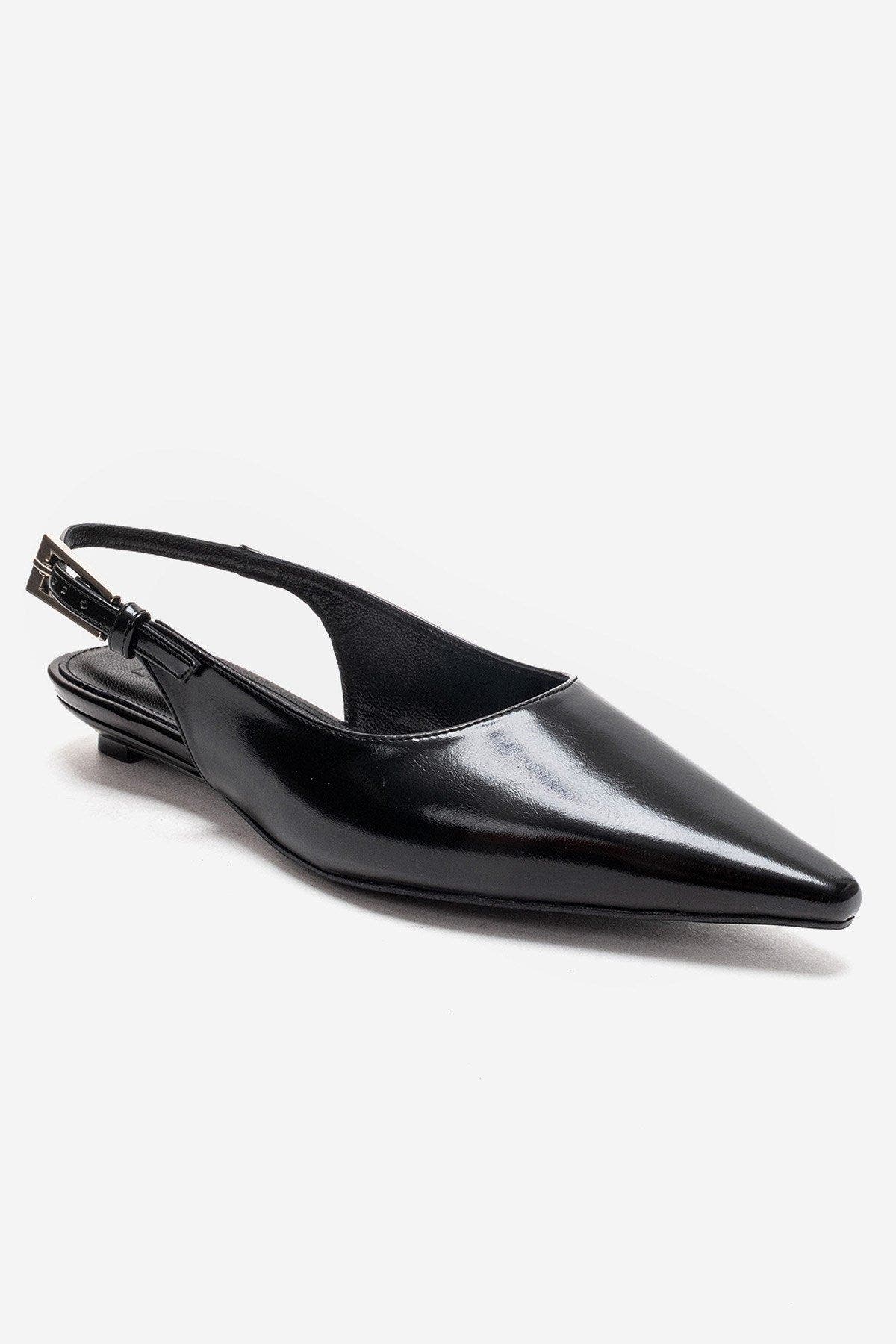 Prologue Shoes Jenna Slingback Pointed Toe Pump, Alternate, color, Black