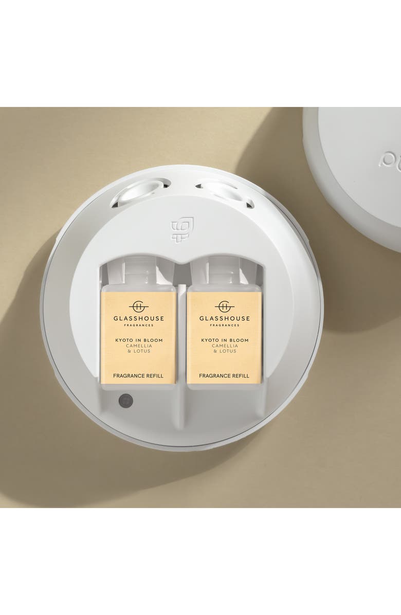 PURA x Glasshouse Kyoto in Bloom Smart Fragrance Diffuser Refill, Alternate, color, 