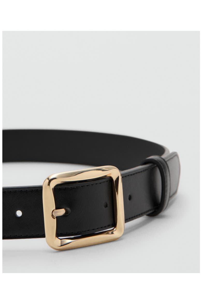 Square Buckle Belt, Alternate, color, BLACK