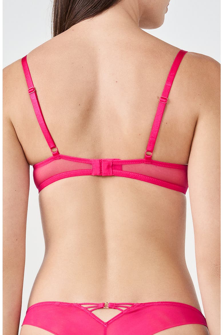 Nayade N°4 Classique Embroidered Underwire Bra, Alternate, color, PETUNIA