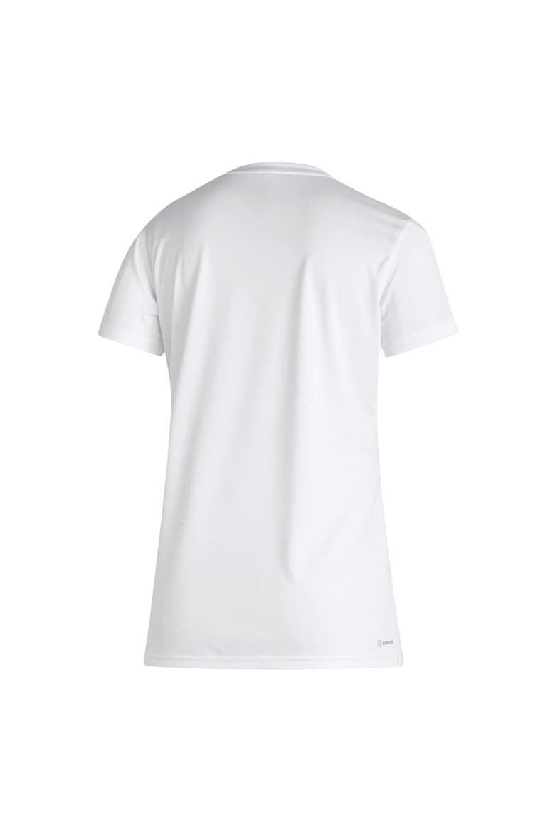 Women's adidas White Texas A&M Aggies Military Appreciation AEROREADY T-Shirt, Alternate, color, White