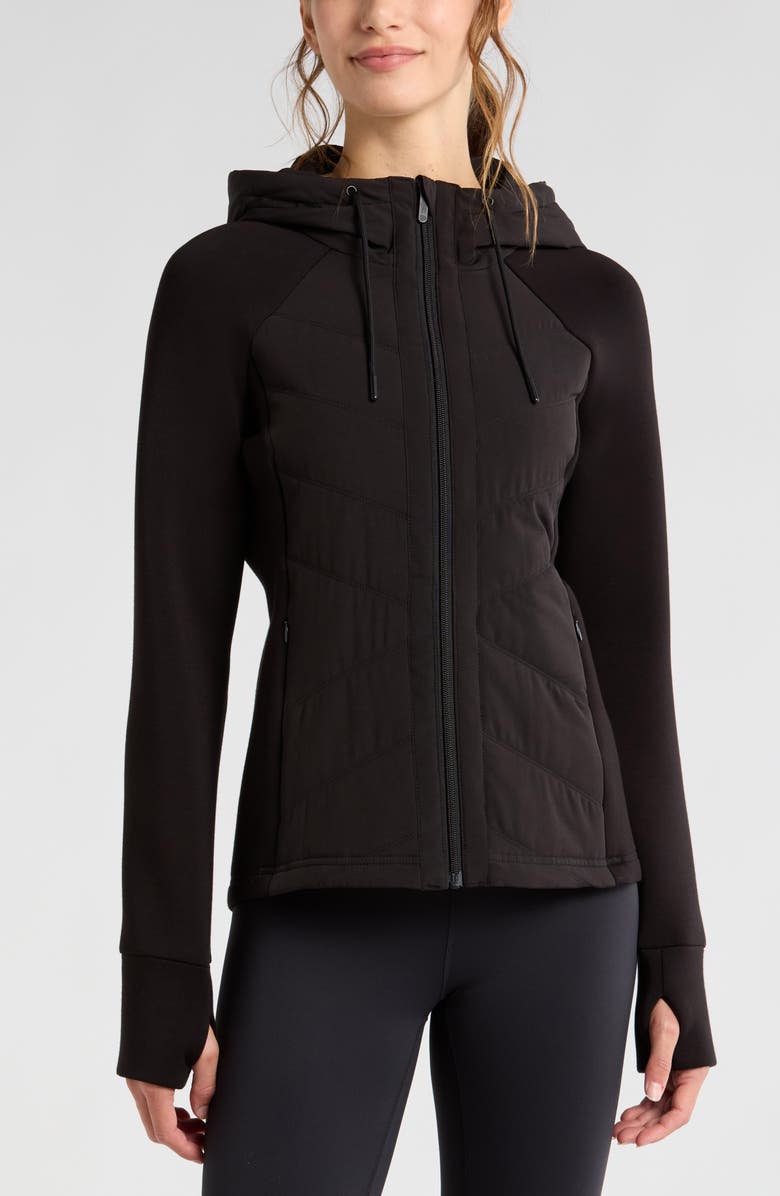 Zella Performance Hybrid Jacket, Alternate, color,