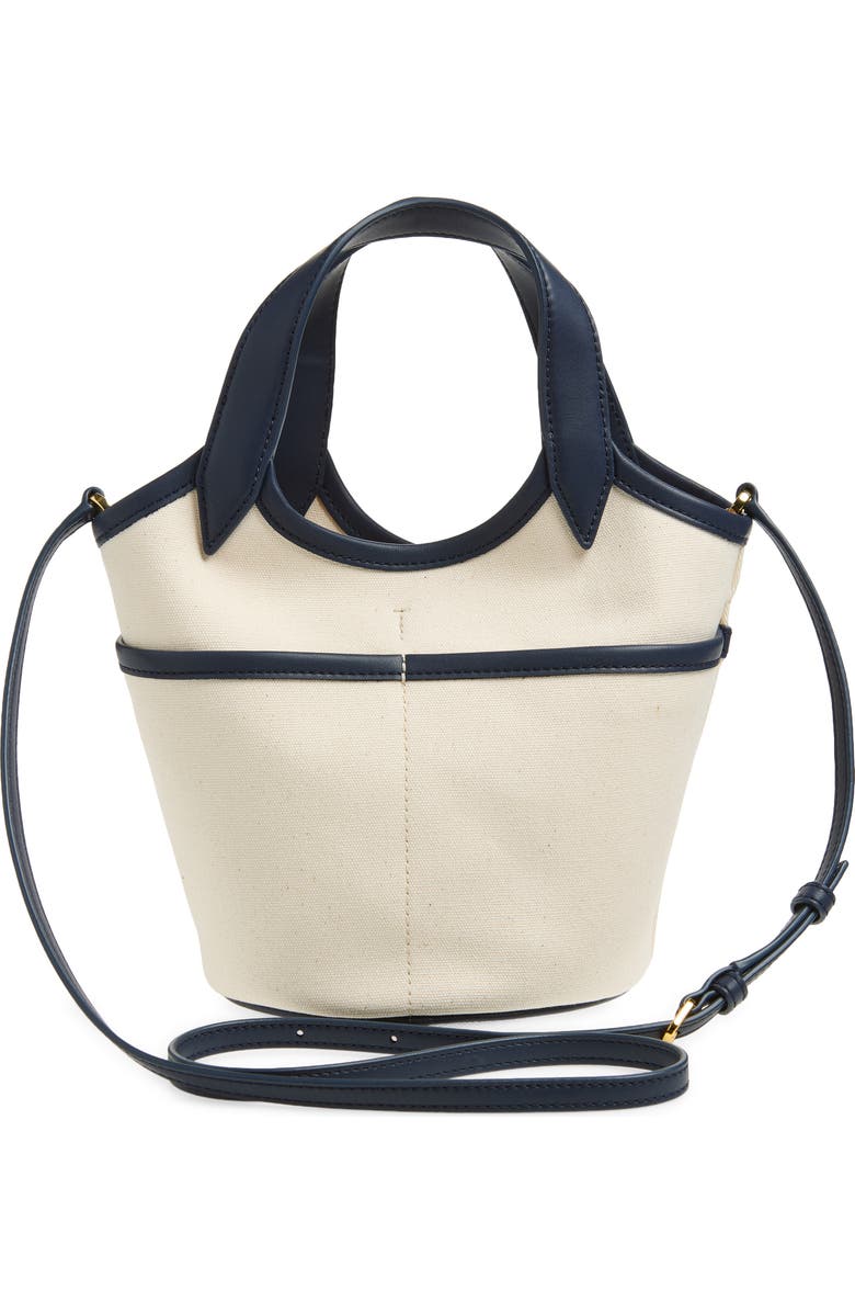 Veronica Beard Canvas Anchor Bag, Alternate, color, Navy/ Ecru