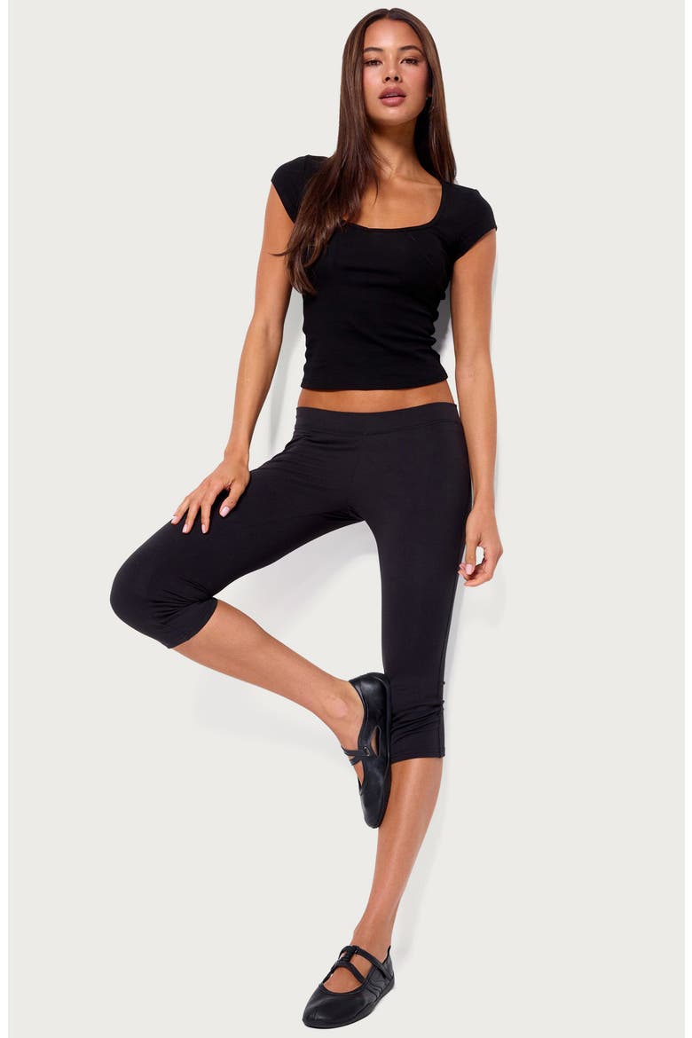 Aiko Capri Pants, Alternate, color, BLACK