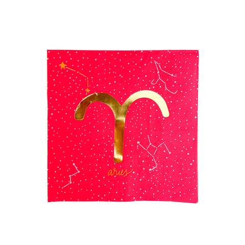 Zodiac Themed Large Napkins