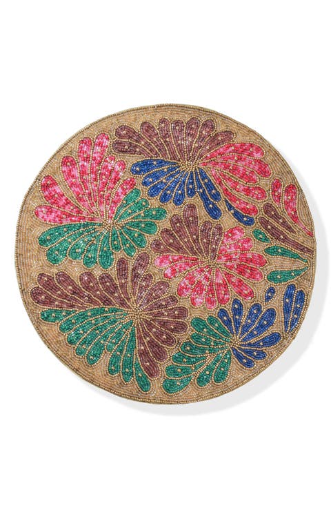 The Autumn Bloom Beaded Coaster