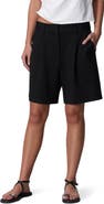 rag & bone Irina Pleated High Waist Ponte Shorts