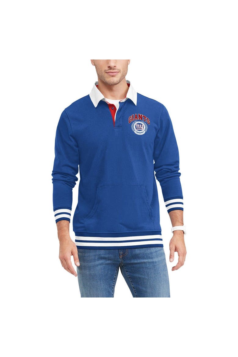 Men's Tommy Hilfiger Royal New York Giants Cody Long Sleeve Polo, Main, color, Royal