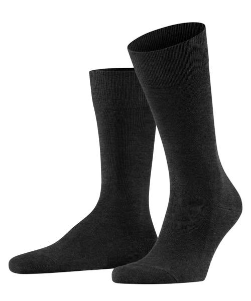 Falke Family Sustainable Cotton Socks In Black
