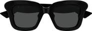 Bottega Veneta BV1493S 48mm Polarized Gradient Butterfly Sunglasses