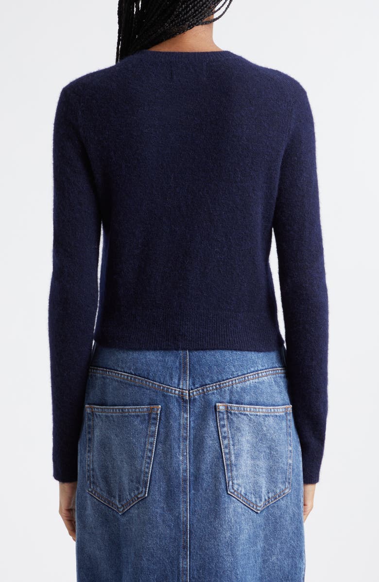 Isabel Marant Étoile Oaka Baby Alpaca Blend Zip Cardigan, Alternate, color, 