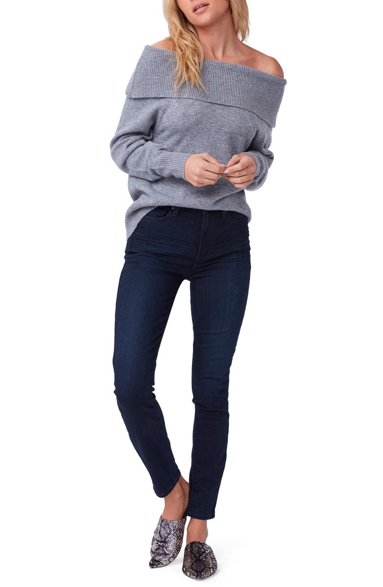 PAIGE Margot High Waist Ankle Skinny Jeans, Alternate, color,