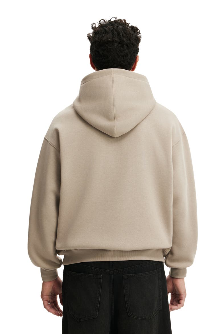 Men's Box Fit Graphic Hoodie, Alternate, color, Hazelnut  All State Football