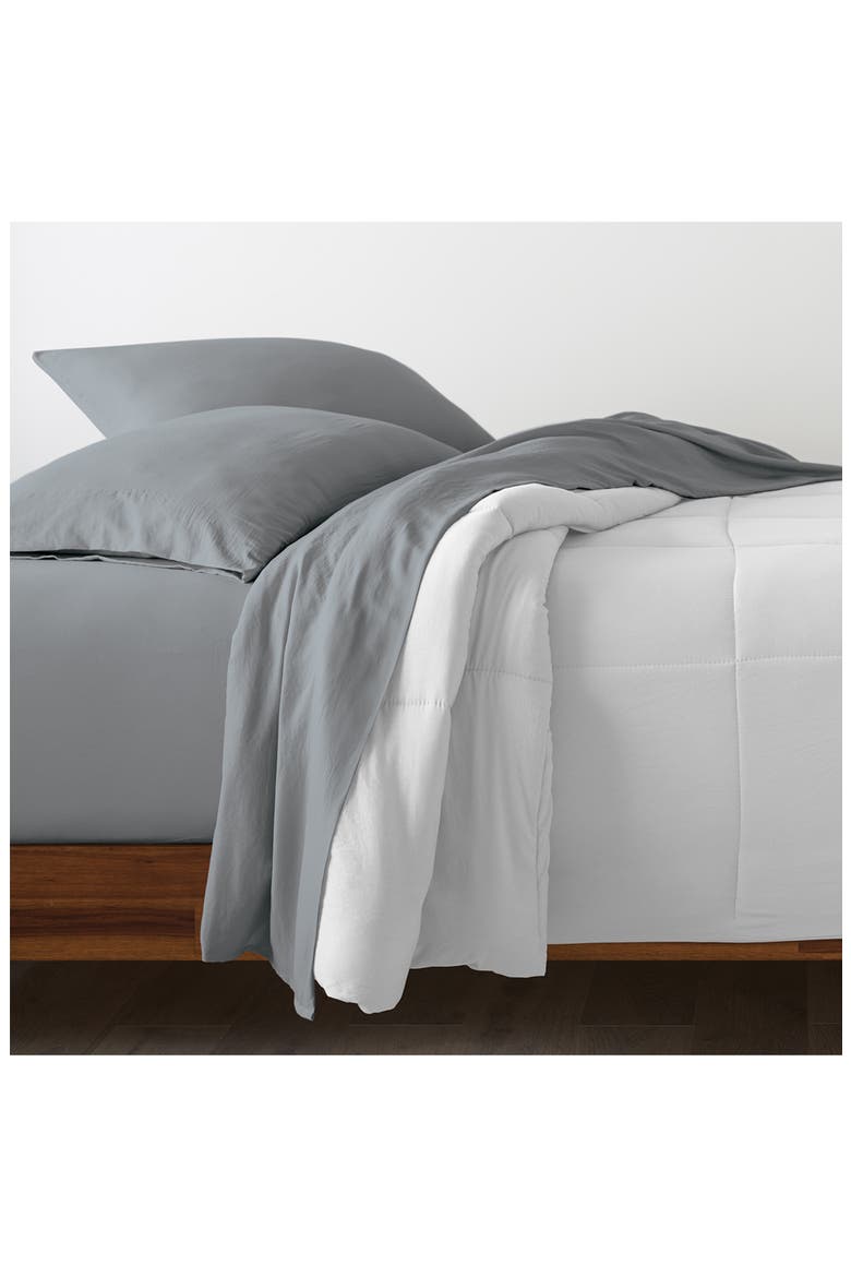 Ella Jayne 300 Thread Count Cotton 4-Piece Sheet Set, Alternate, color, CHARCOAL