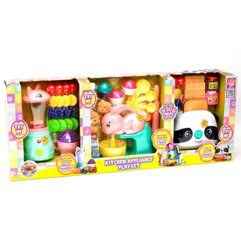 Kitchen Appliance Playset 50 Pieces Food Playset