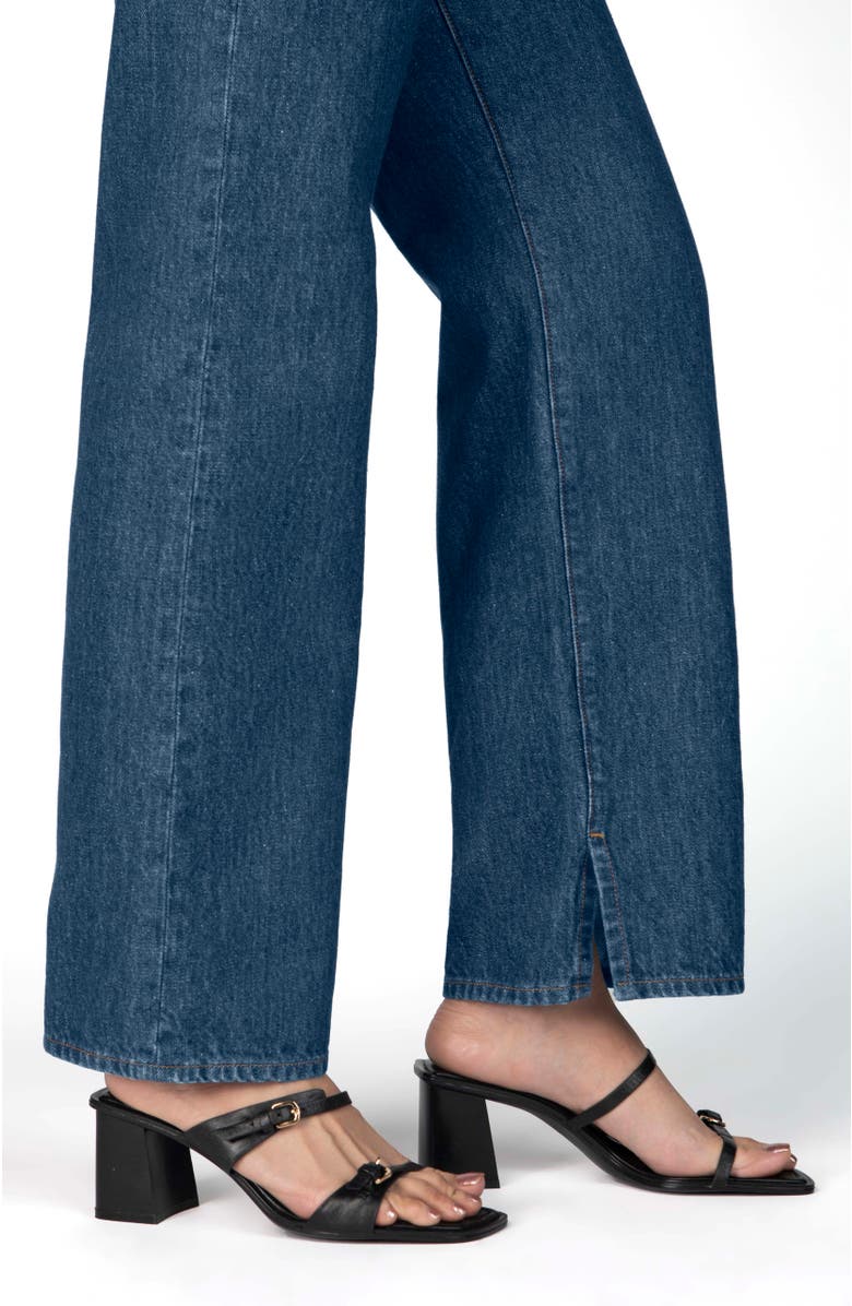 Nelle Atelier The Maddy Petite Relaxed Straight Leg Jean, Alternate, color, Sapphire
