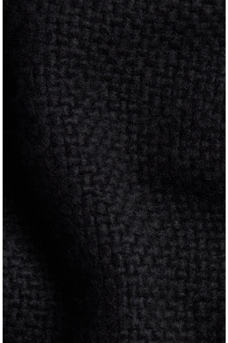 Cozy Alpaca Blend Throw Blanket, Alternate, color, SOFT BLACK