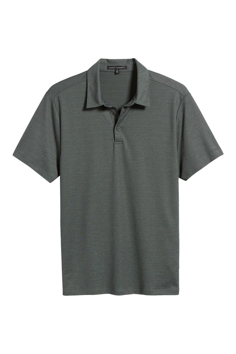 Kurt Textured Polo, Alternate, color, DARK GREEN
