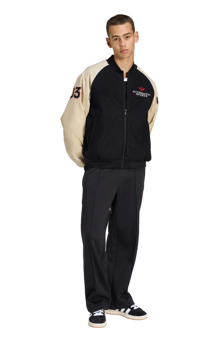 adidas SST Jacket, Alternate, color, Black/ Stone Khaki/