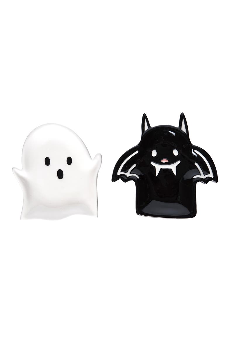Transpac Dol Bat Ghost Spoon Rest 2 Assorted Designs, Main, color, Multicolored