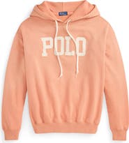 Polo Ralph Lauren Logo Lightweight Cotton Blend Fleece Hoodie