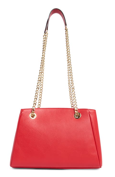 Angelina Signature Leather Shoulder Bag