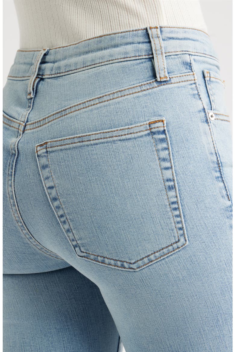 The Reboot High Waist Crop Flare Jeans, Alternate, color, TRIBUTE RAW FRAY