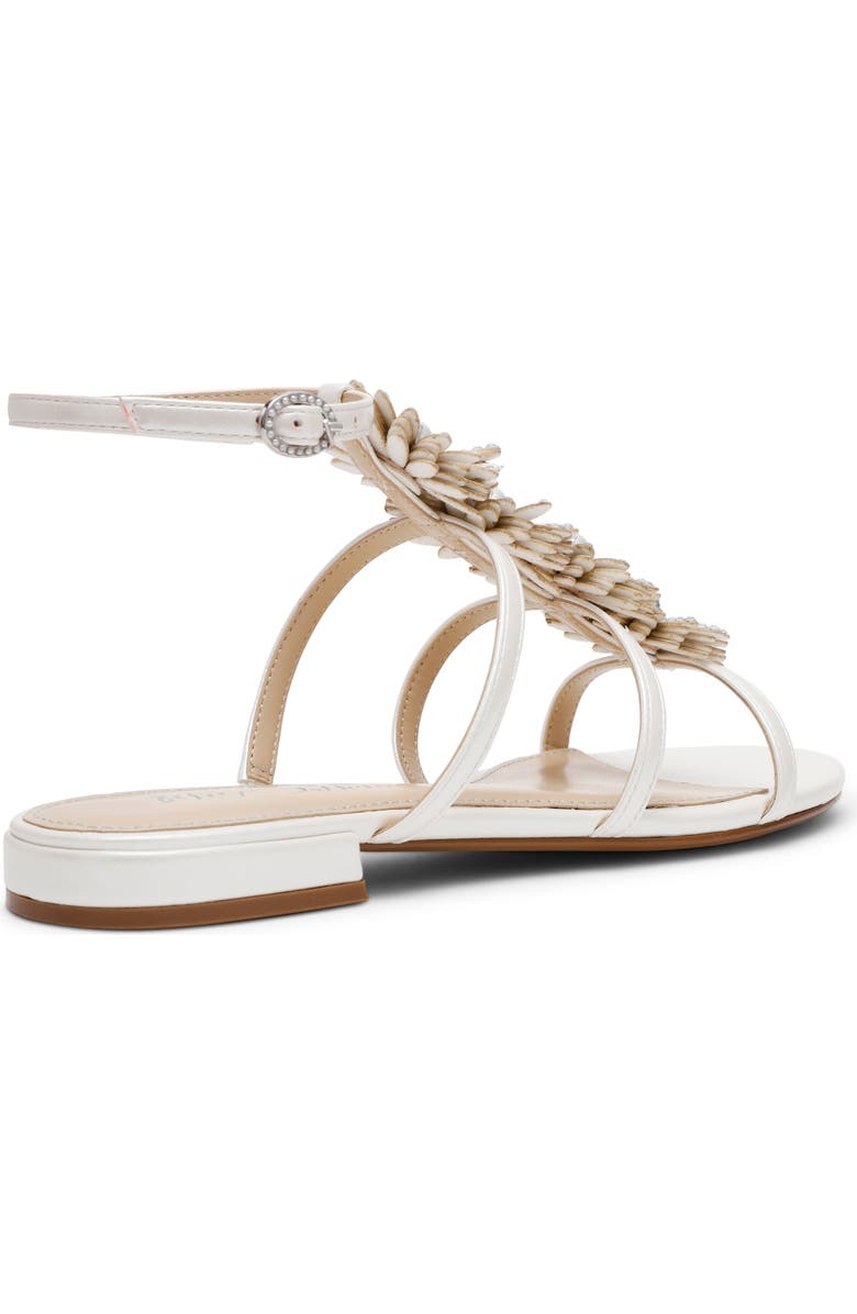 Betsey Johnson Joyce Ankle Strap Sandal, Alternate, color, Ivory