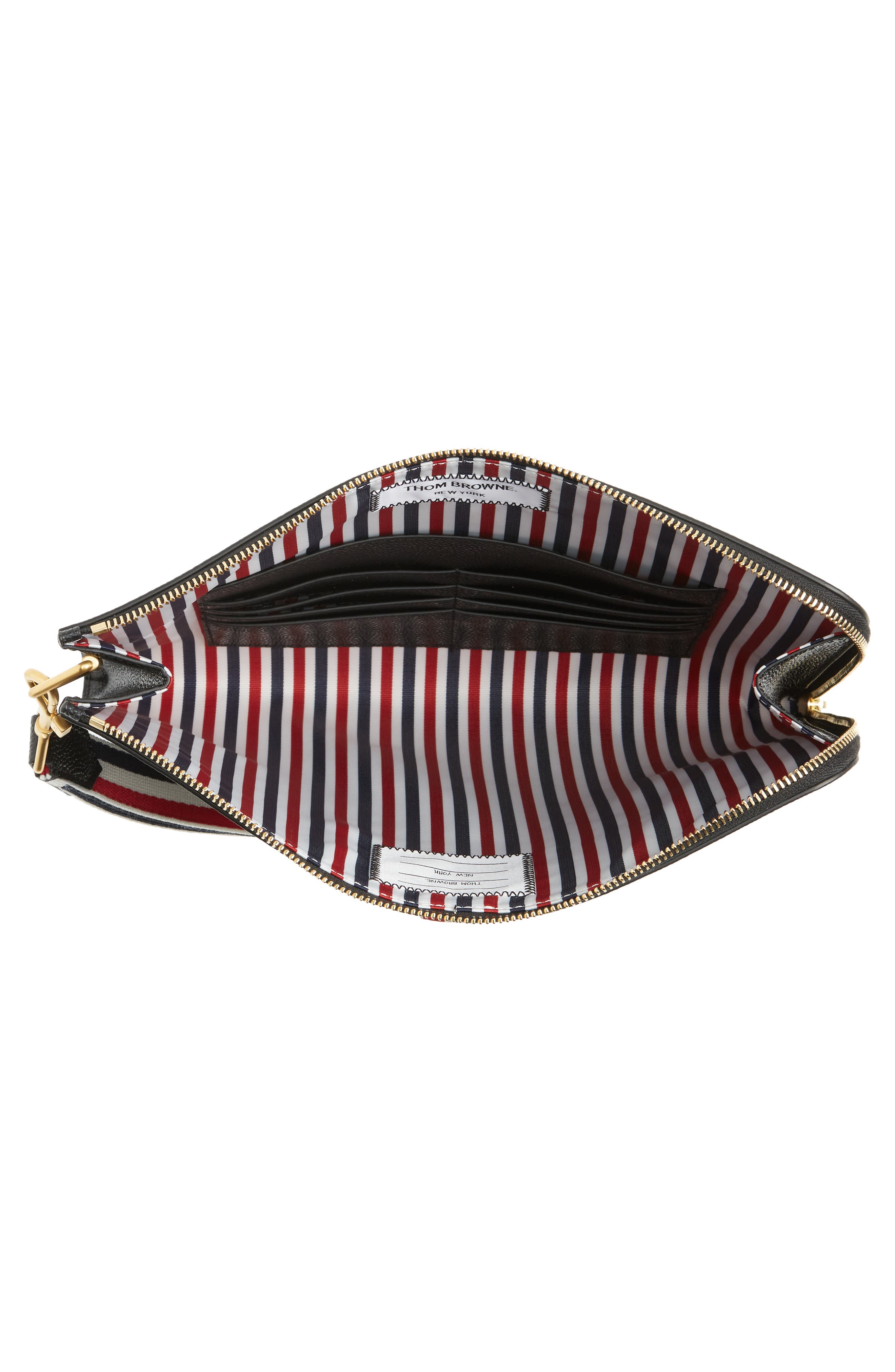 Zip Around Wallet, Alternate, color, BLACK