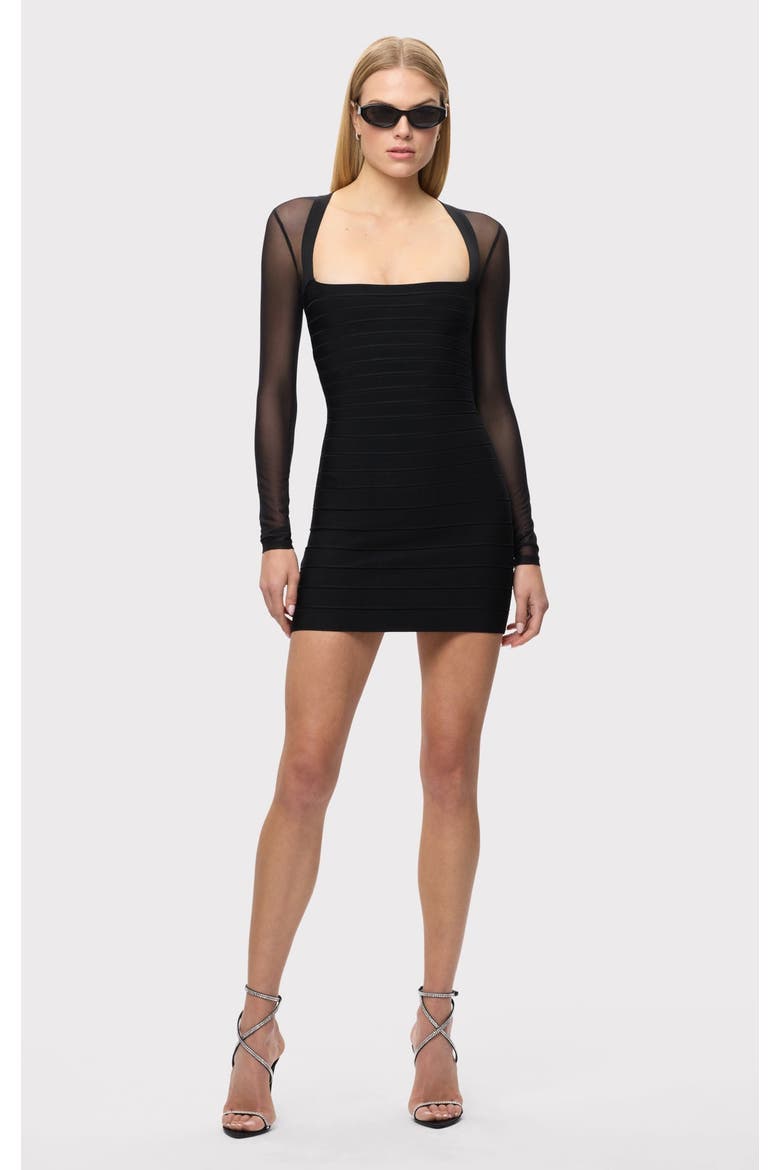The Yasmin Dress, Alternate, color, BLACK