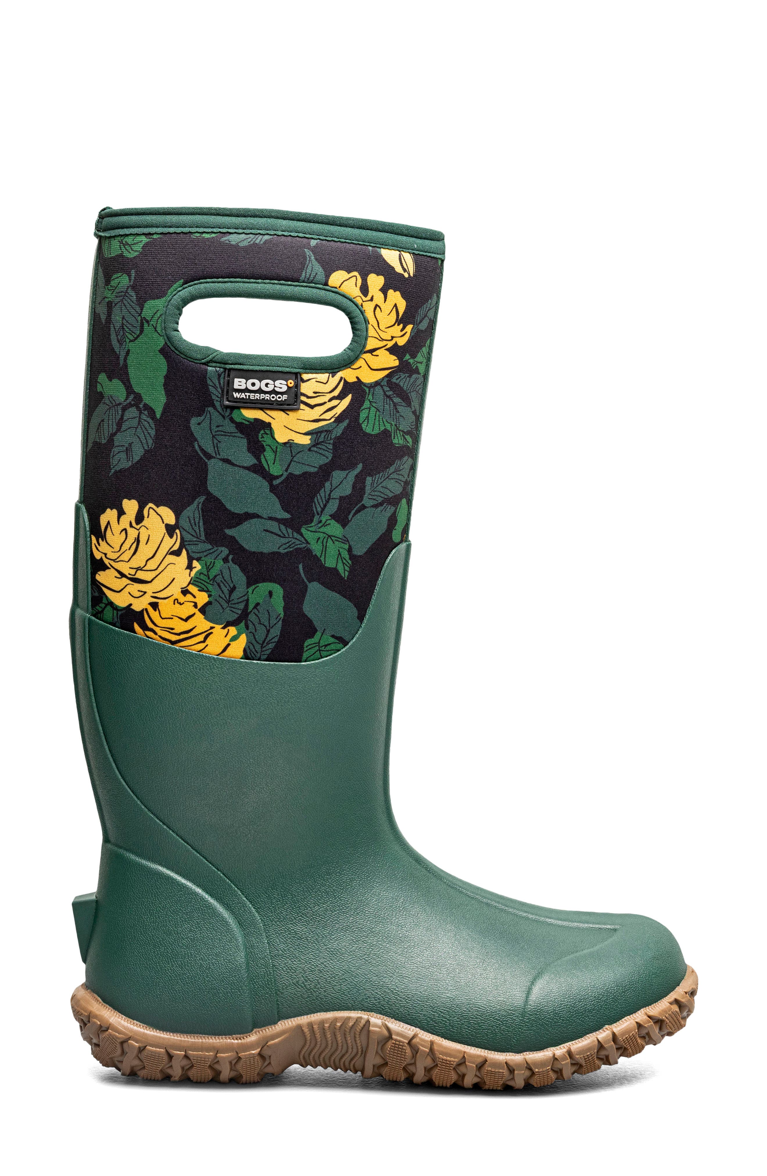 Mesa Insulated Waterproof Rain Boot, Alternate, color, PINE