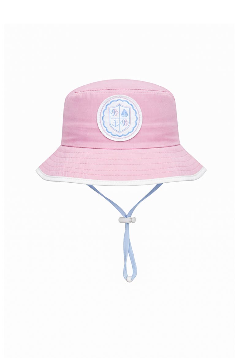Coastal Crest Bucket Hat, Main, color, Pink