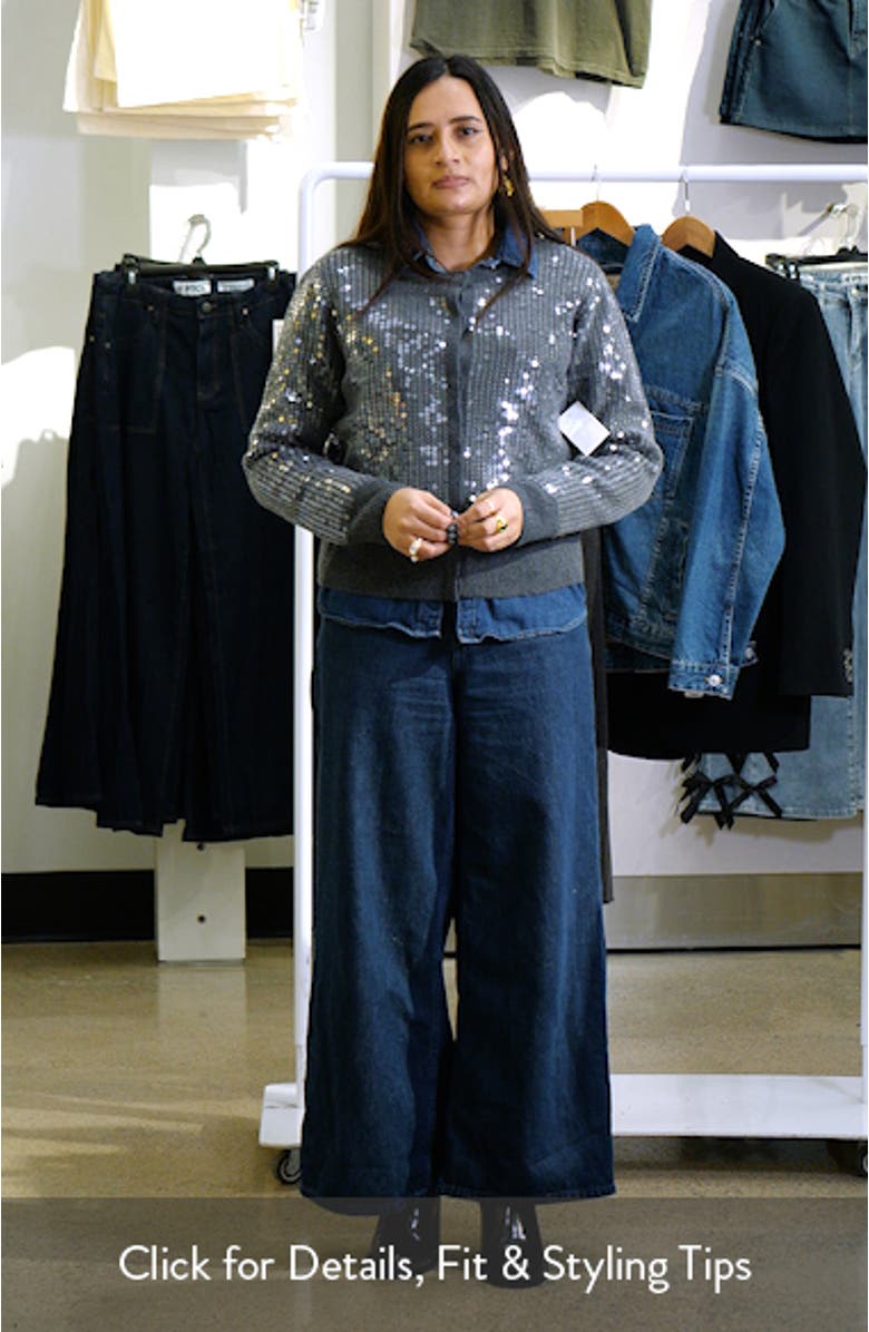 Sequin Wool & Cashmere Cardigan, sales video thumbnail