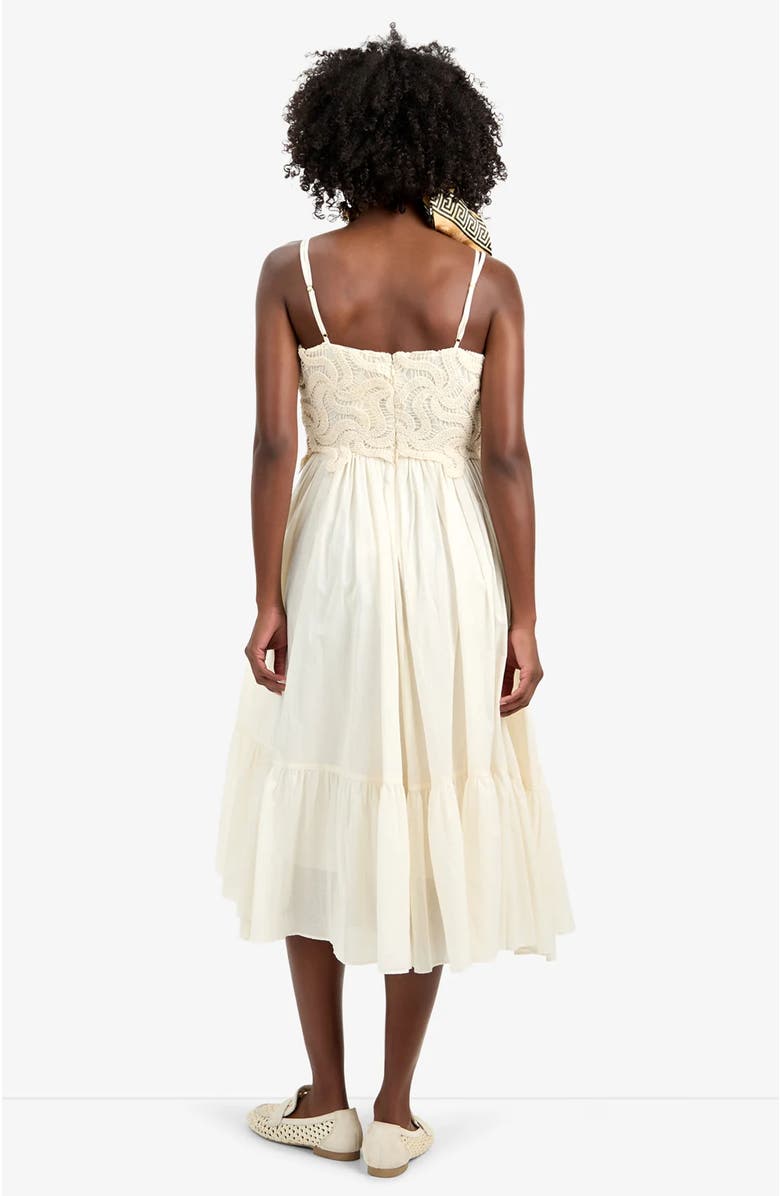 Trina Turk Bayo Sleeveless Cotton Dress, Alternate, color, Bonita Beige