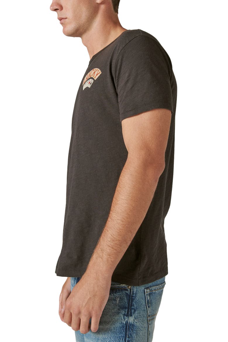 Aces Over Eights Cotton Graphic T-Shirt, Alternate, color, JET BLACK