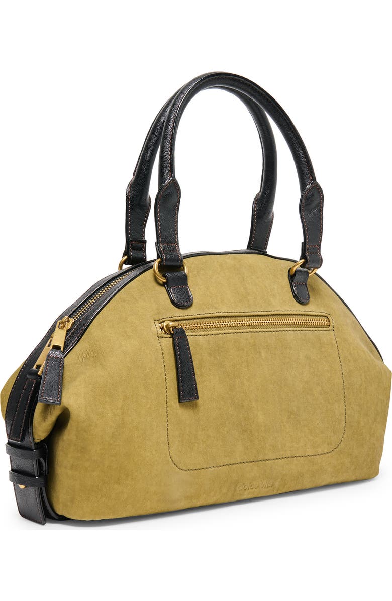 Dolce Vita Sion Cotton Canvas Satchel, Alternate, color, Olive