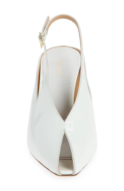 Ferragamo Aduele Peep Toe Slingback Wedge Pump In Multi